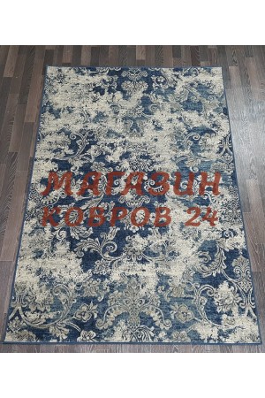 Бельгийский ковер Matrix 89526_8959 Синий-крем
