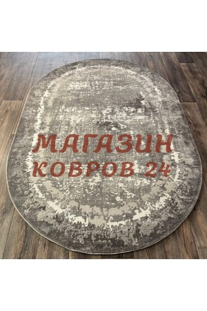 Турецкий ковер Velvet 23080 Серый овал