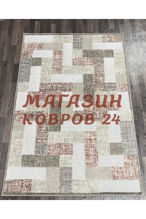 Бельгийский ковер genova 38502_681891 Крем-красный