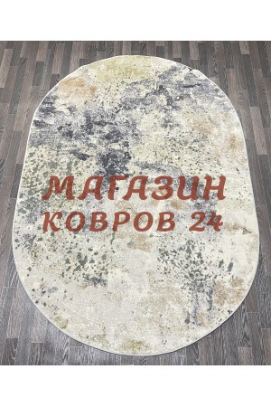 Бельгийский ковер Маями 85008_5151 Серый овал