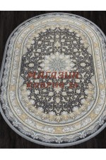 Акриловый ковер Farsi 1200 121532 Серый овал