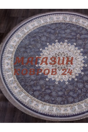 Иранский ковер Shahname 1200 253 Синий круг