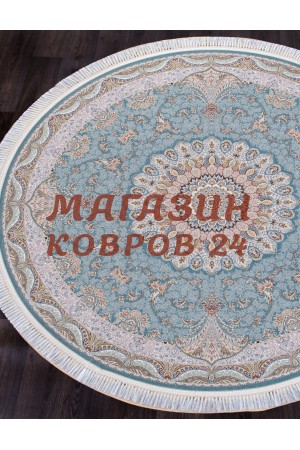 Иранский ковер Shahname 1500 141 Голубой круг