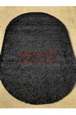 Однотонный ковёр Futura 600 Черный овал
