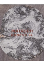 Турецкий ковер Grand 33369-970 Серый овал