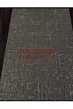 Безворсовый ковер Kair 136 Черный-серый