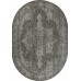 Циновка Kair 129 Серый овал