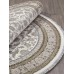 Иранский ковер Kashan 752090 Крем овал