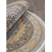 Иранский ковер Kashan 752142 Серый овал