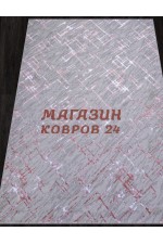 Российский ковер Liman 164 Серый-розовый