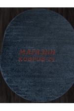 Ворсовый ковер Makao 600 Синий овал