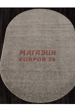 Российский ковер Makao 600 Светло-серый овал