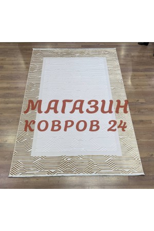 Турецкий ковер Luxury 004 Крем-бежевый
