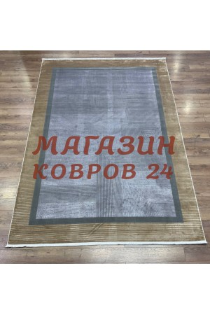 Турецкий ковер Luxury 009 Серый-бежевый