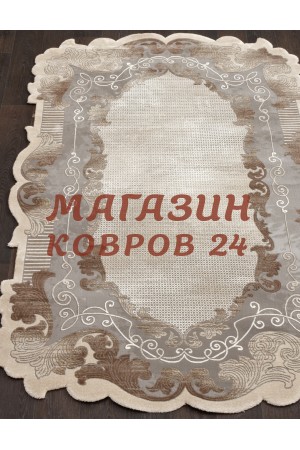 Турецкий ковер Safir 00857 Серый-коричневый