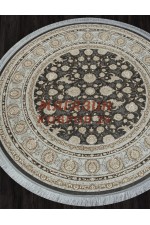 Иранский ковер Salima 8004 Серый круг