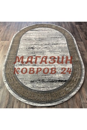 Турецкий ковер Velvet 23124 Бежевый овал
