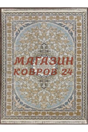 Иранский ковер Mashad 1200 129 Голубой