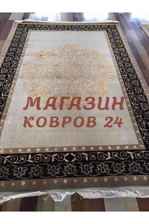 Китайский ковер viccini-beige-black-3